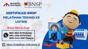 Pelatihan Teknisi K3 Listrik Sertifikasi BNSP
