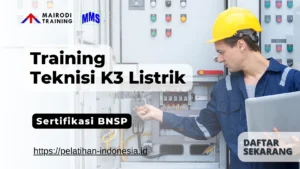training teknisi k3 listrik sertifikasi bnsp