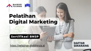 pelatihan digital marketing bnsp