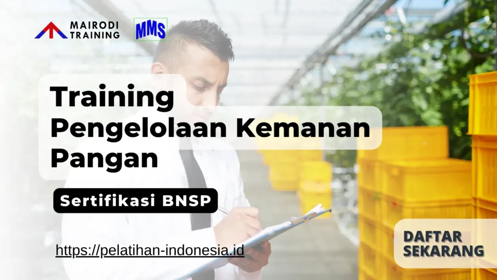 training pengelolaan keamanan pangan
