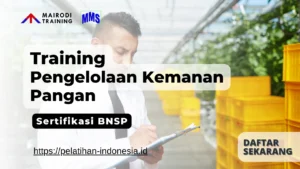 training pengelolaan keamanan pangan