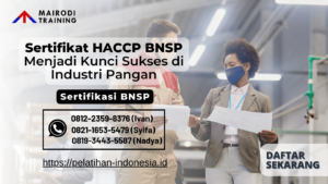 Sertifikat HACCP BNSP Menjadi Kunci Sukses di Industri Pangan