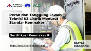 teknisi k3 listrik kemnaker