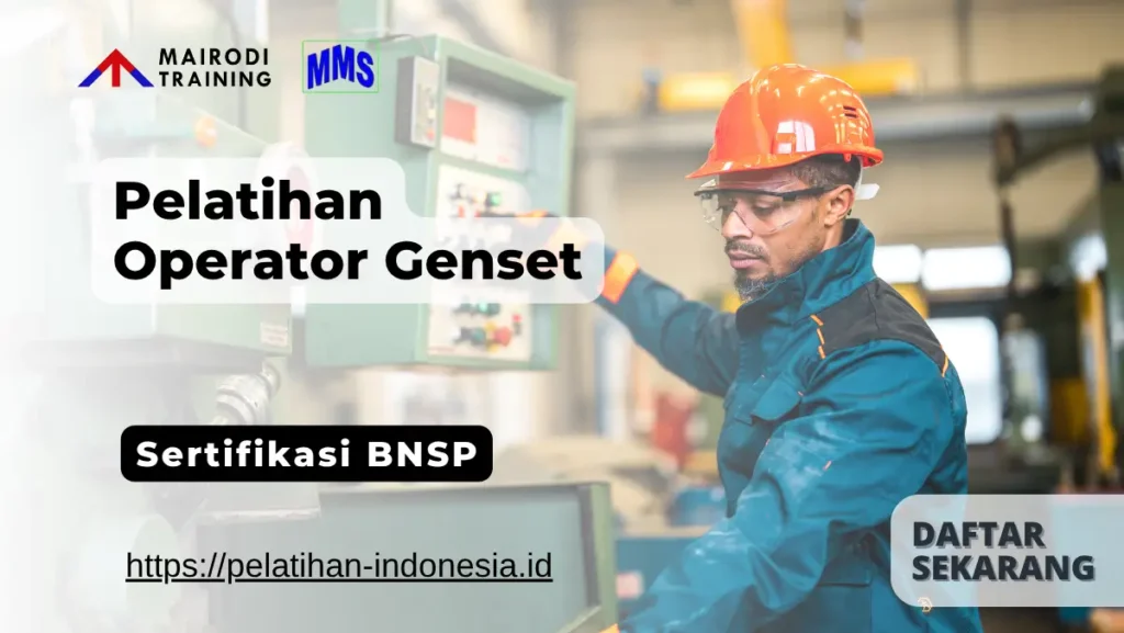 pelatihan operator genset bnsp