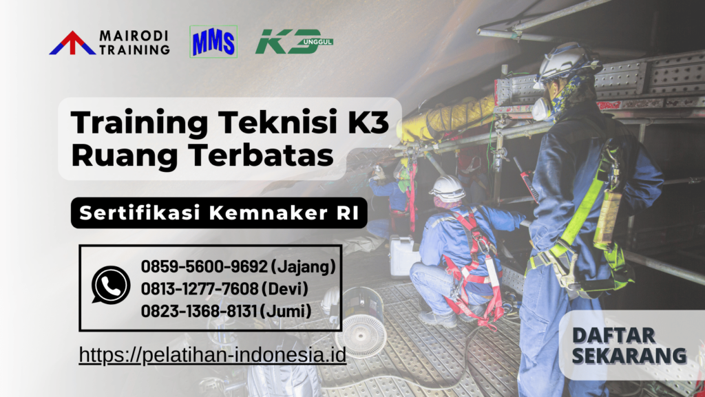k3 ruang terbatas sertifikasi kemnaker