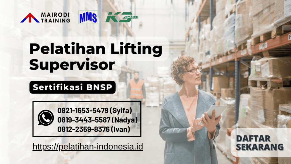 pelatihan lifting supervisor