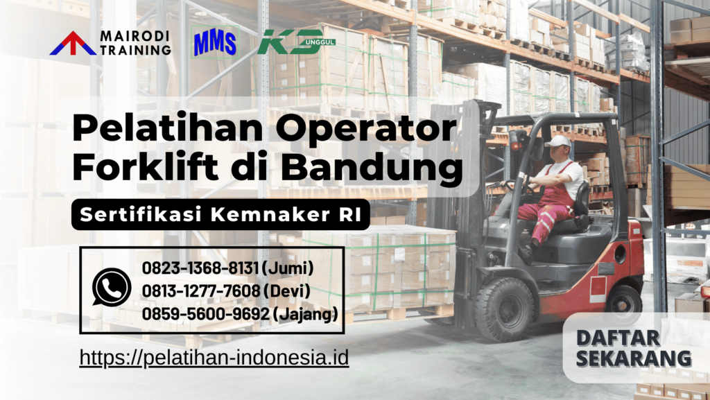 pelatihan operator forklift di bandung