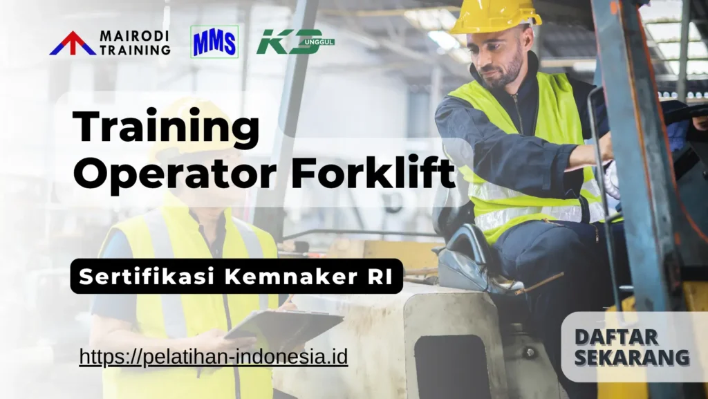 training operator forklift kemnaker