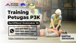 training petugas p3k di tempat kerja sertifikasi kemnaker