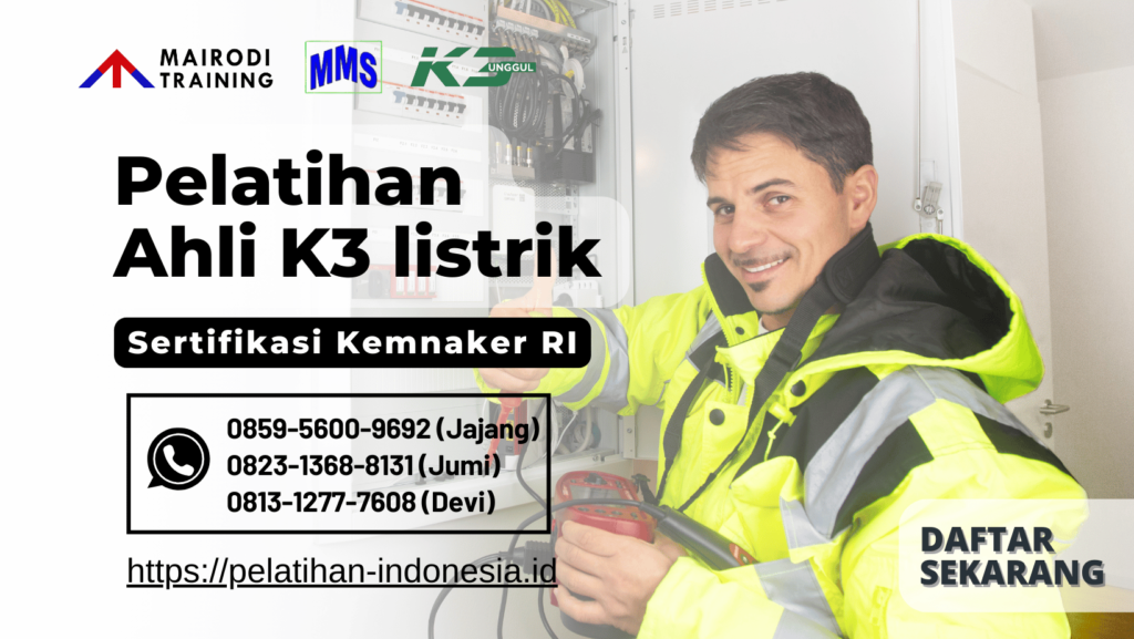 pelatihan ak3 listrik kemnaker