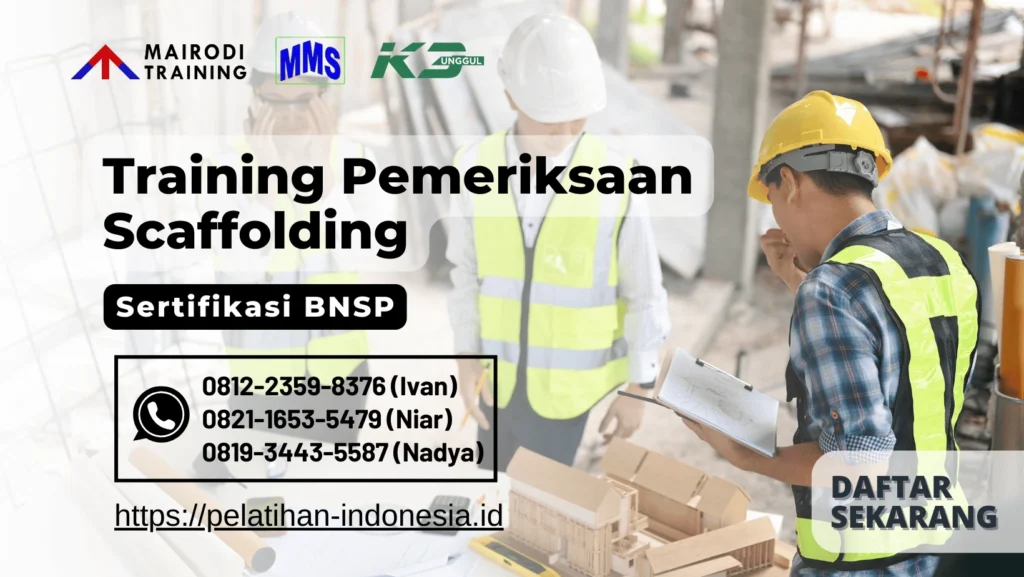 training pemeriksaan scaffolding