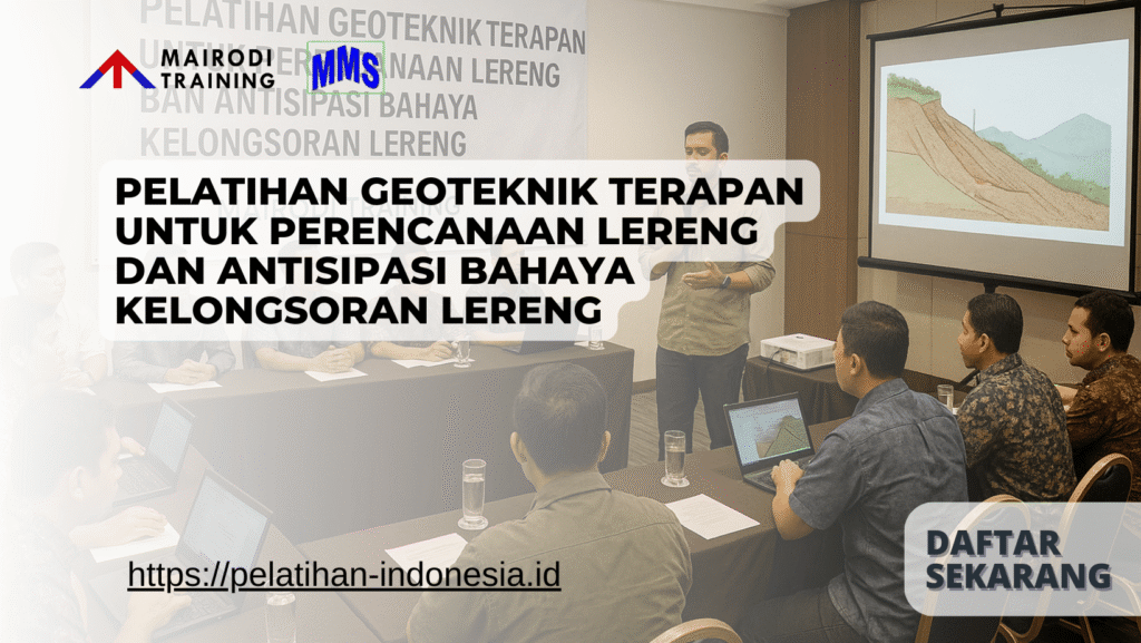 Pelatihan Geoteknik Terapan untuk Perencanaan Lereng