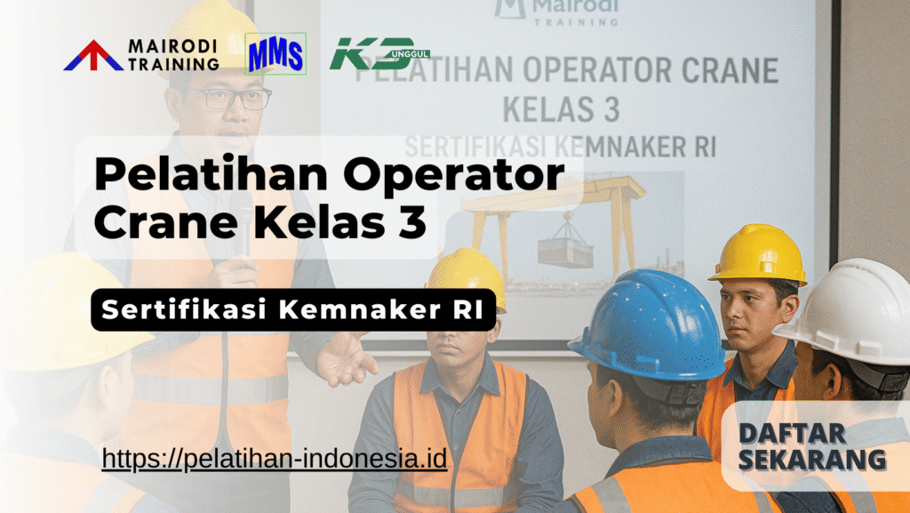 pelatihan operator crane kelas 3