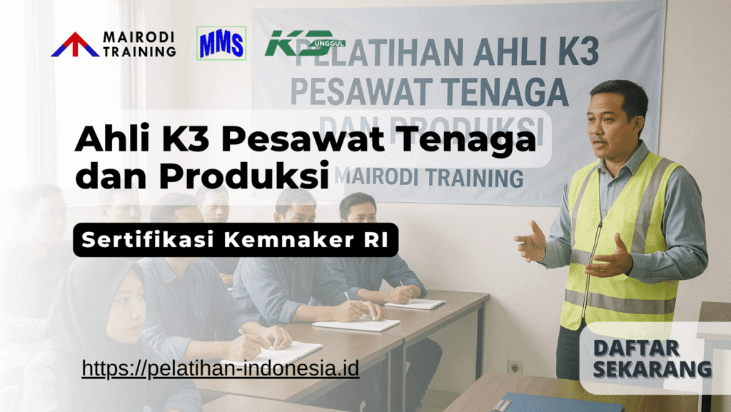 pelatihan ahli k3 pesawat tenaga dan produksi