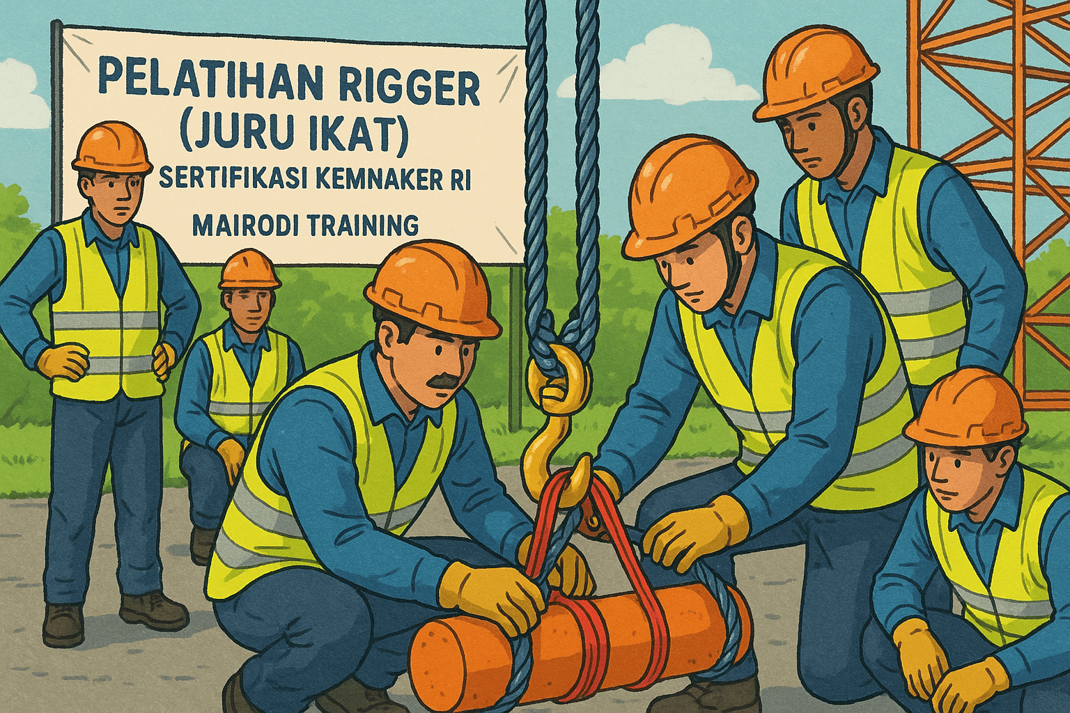 pelatihan rigger sertifikasi kemnaker