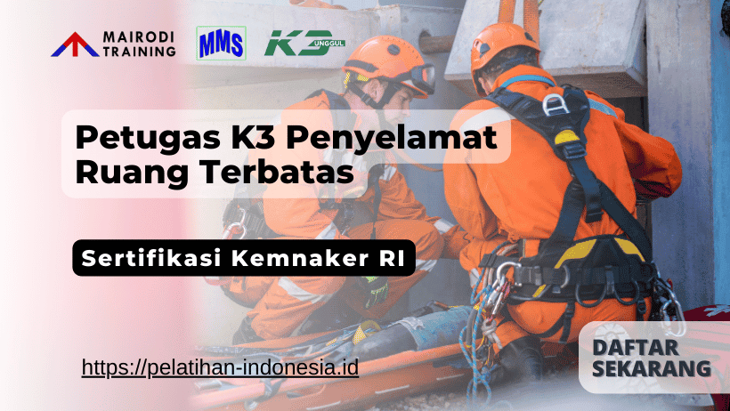 petugas penyelamat ruang terbatas