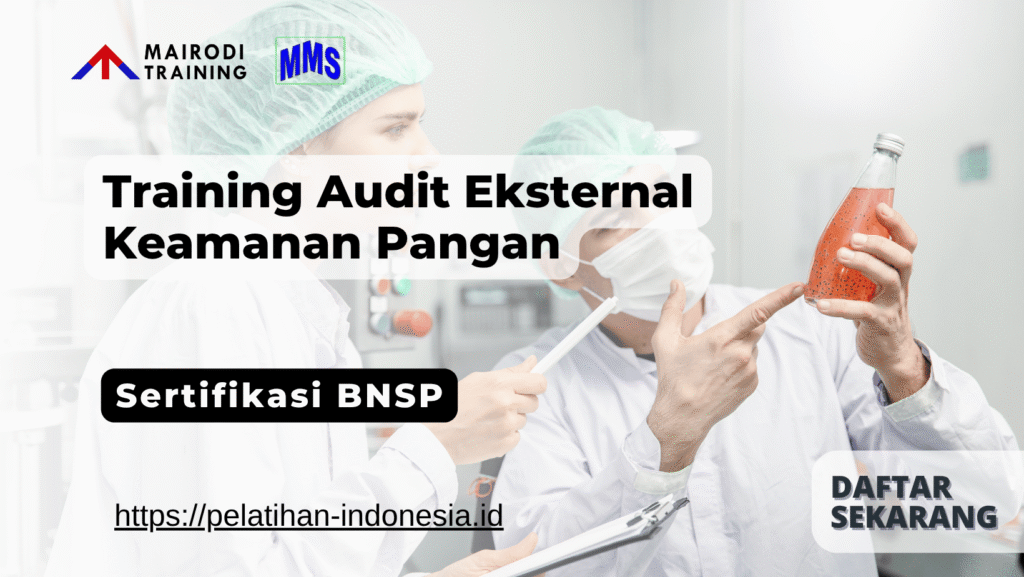 training audit eksternal keamanan pangan