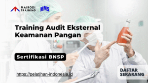 training audit eksternal keamanan pangan