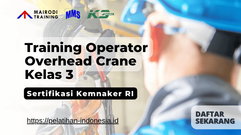 training operator overhead crane kelas 3