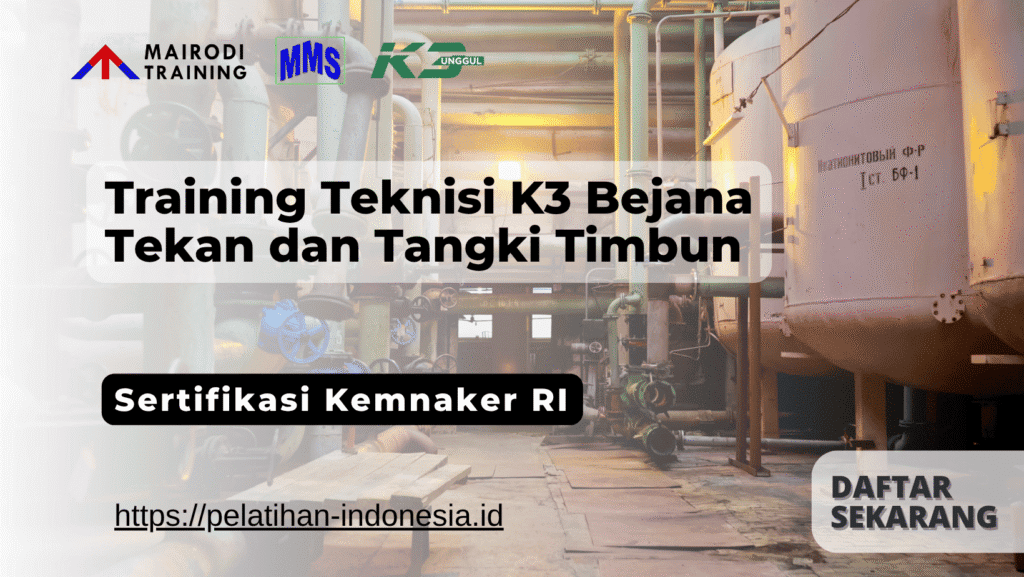 training teknisi k3 bejana tekan