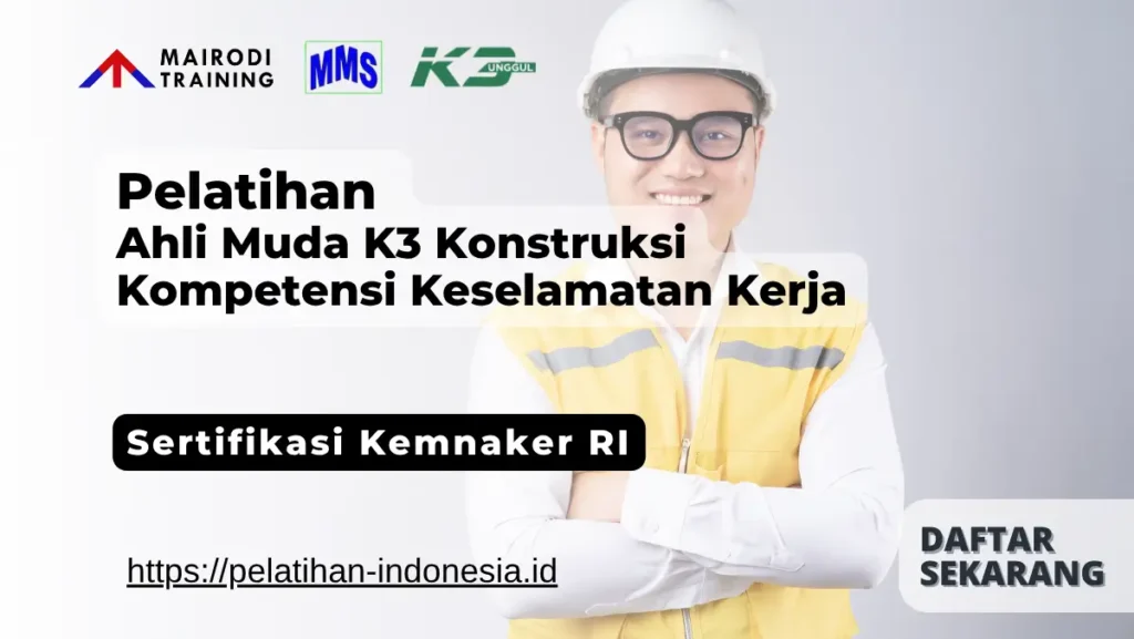 pelatihan ahli muda k3 konstruksi kemnaker