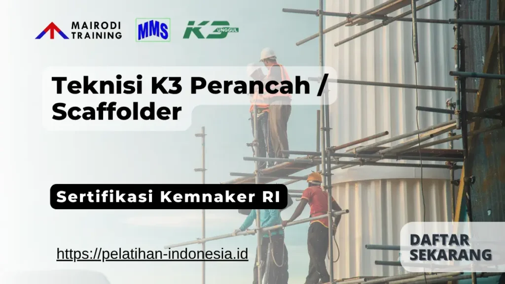 teknisi k3 perancah kemnaker