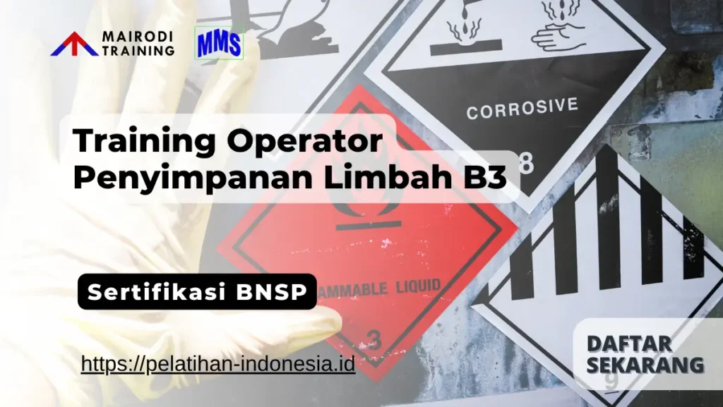 training operator penyimpanan limbah b3