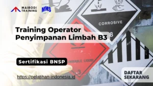 training operator penyimpanan limbah b3