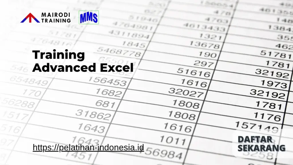 Training Advanced Excel Mairodi Training