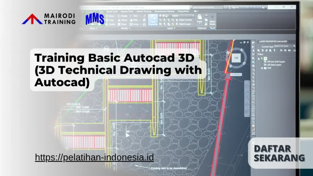 Training Basic Autocad 3D Mairodi Training